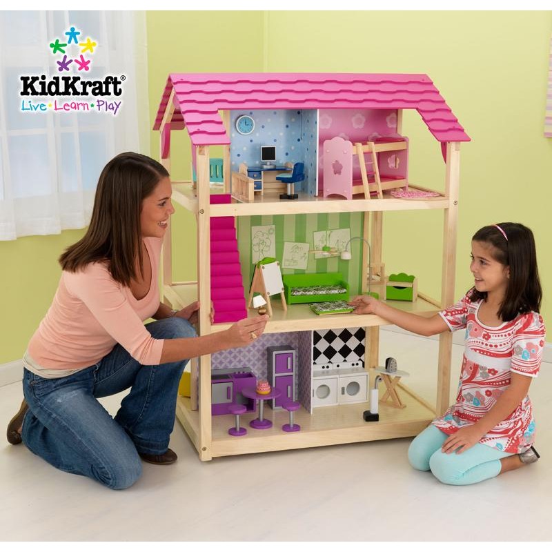 Kidkraft so chic hot sale dollhouse replacement furniture